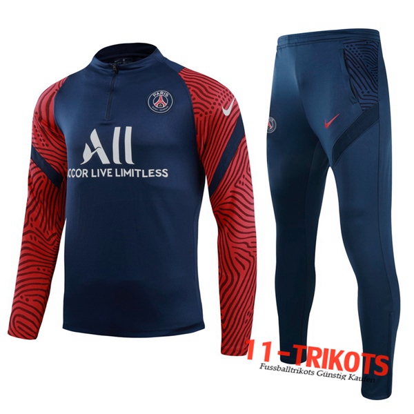 Pairis PSG Trainingsanzug Blau 2020 2021 | 11-trikots