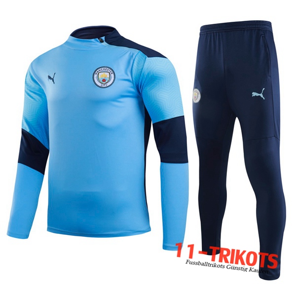 Manchester City Trainingsanzug Blau 2020 2021 | 11-trikots