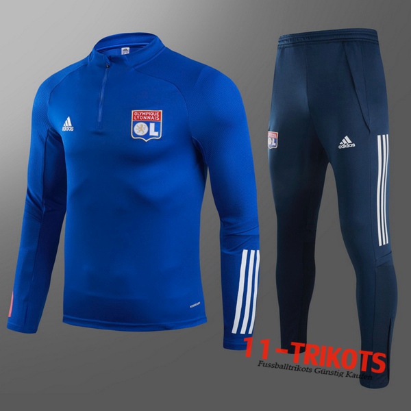 Neuestes Fussball Lyon OL Kinder Blau 2020 2021 | 11-trikots