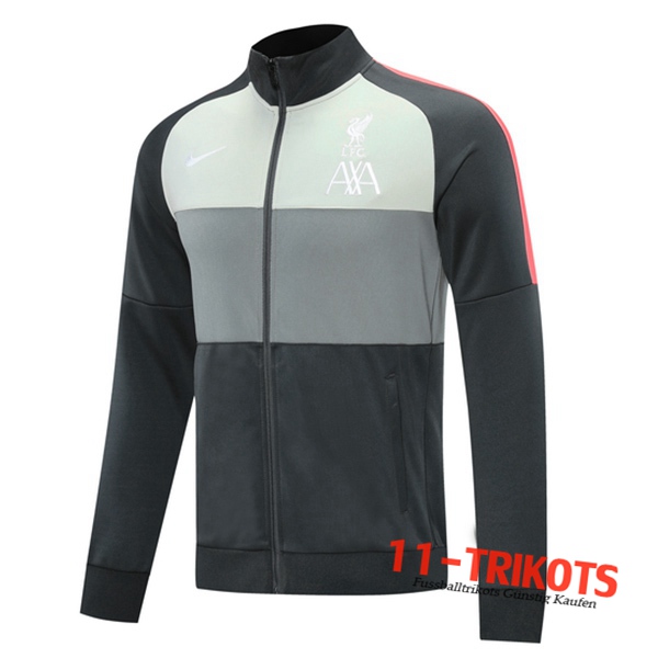 Chaqueta Futbol FC Liverpool Gris 2020/2021