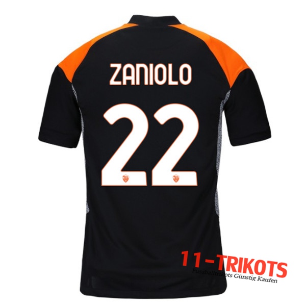 Fussball AS Roma (ZANIOLO 22) Third 2020/2021 | 11-trikots