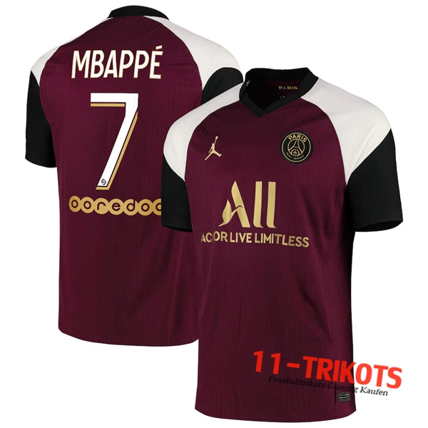 Fussball PSG (Mbappé 7) Third 2020/2021 | 11-trikots