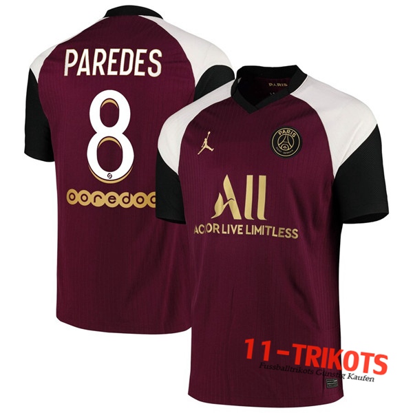 Fussball PSG (Paredes 8) Third 2020/2021 | 11-trikots