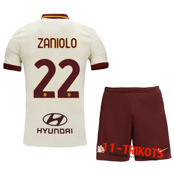 Fussball AS Roma (ZANIOLO 22) Kinder Auswärtstrikot 2020/2021 | 11-trikots
