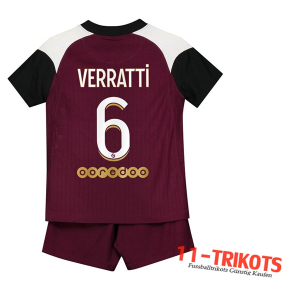 Fussball PSG (Verratti 6) Kinder Third 2020/2021 | 11-trikots