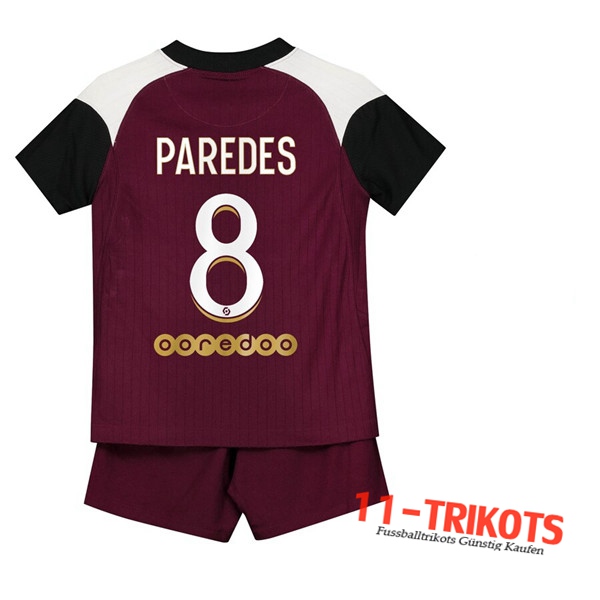 Fussball PSG (Paredes 8) Kinder Third 2020/2021 | 11-trikots