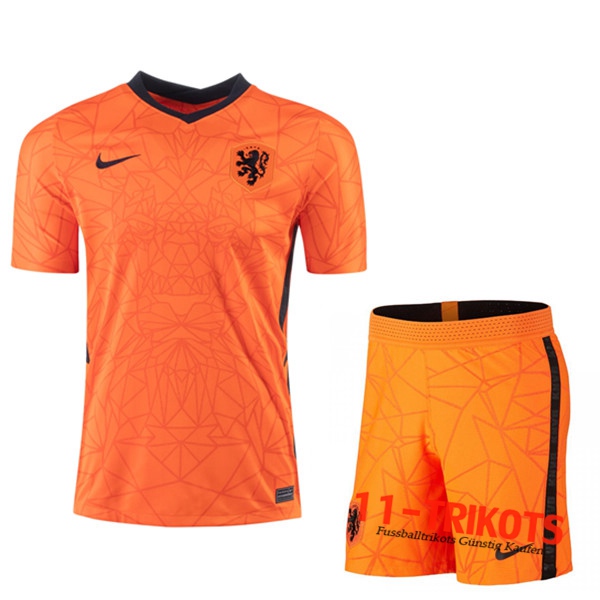 Neuestes Fussball Niederlande Kinder Heimtrikot UEFA Euro 2020 | 11-trikots