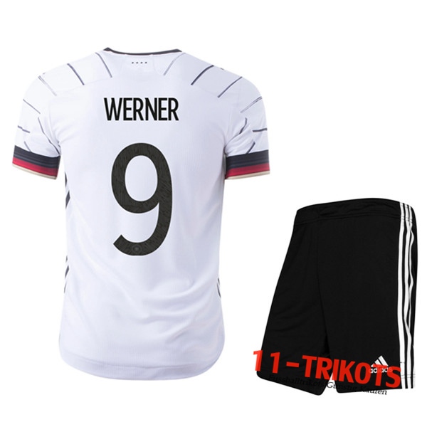Fussball UEFA Euro 2020 Deutschland (Werner 9) Kinder Heimtrikot | 11-trikots