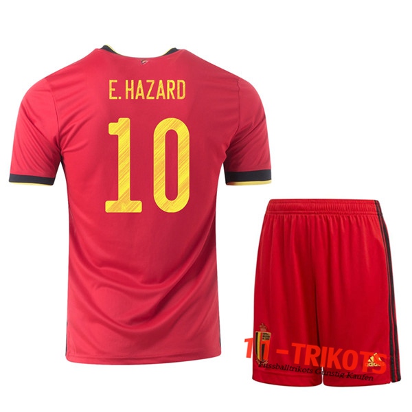 Fussball UEFA Euro 2020 Belgien (E.Hazaro 10) Kinder Heimtrikot | 11-trikots