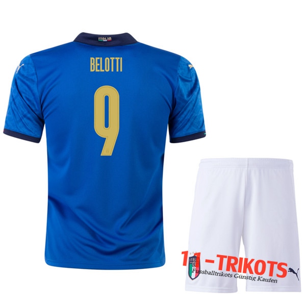 Fussball UEFA Euro 2020 Italien (BELOTTI 9) Kinder Heimtrikot | 11-trikots