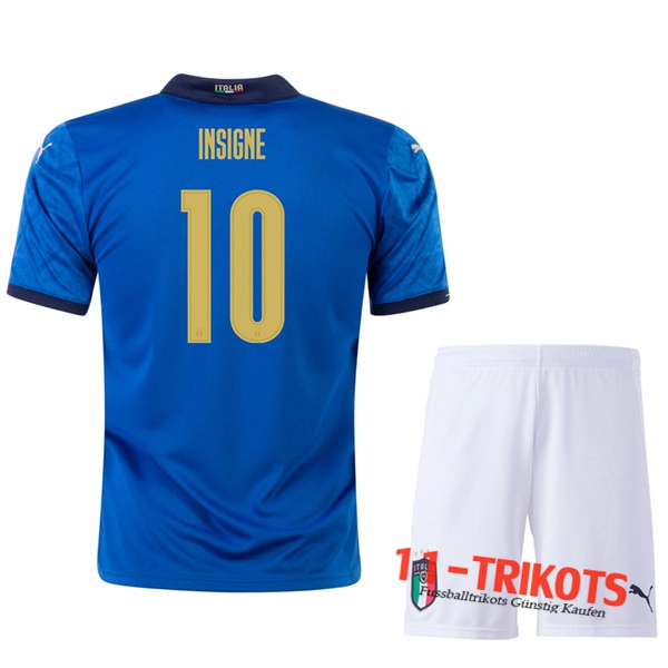 Fussball UEFA Euro 2020 Italien (INSIGNE 10) Kinder Heimtrikot | 11-trikots