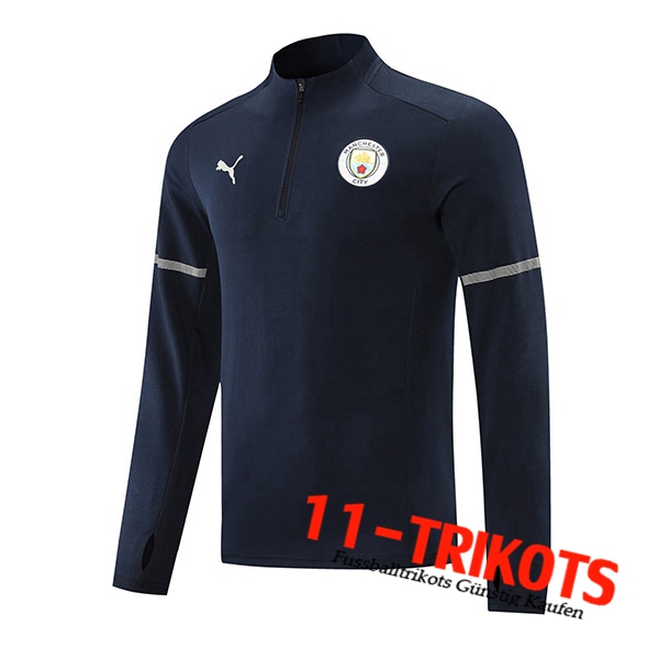 Manchester City Training Sweatshirt Dunkelblau 2021/2022