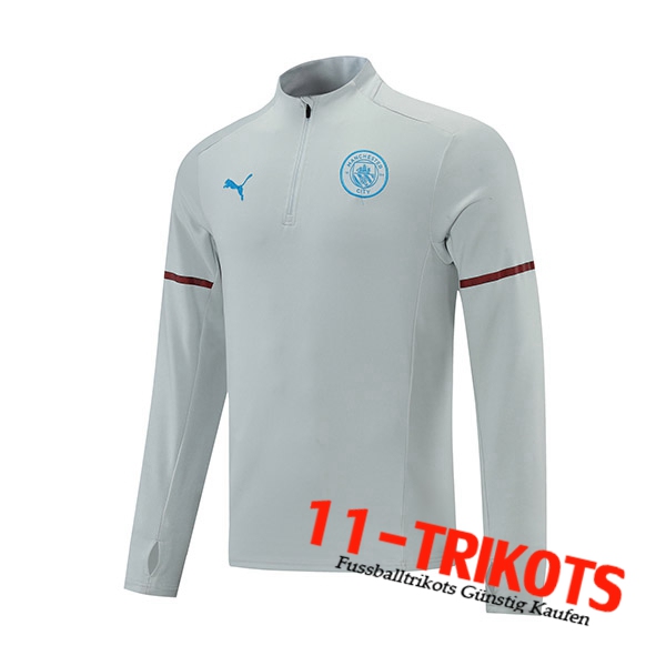 Manchester City Training Sweatshirt Grau 2021/2022