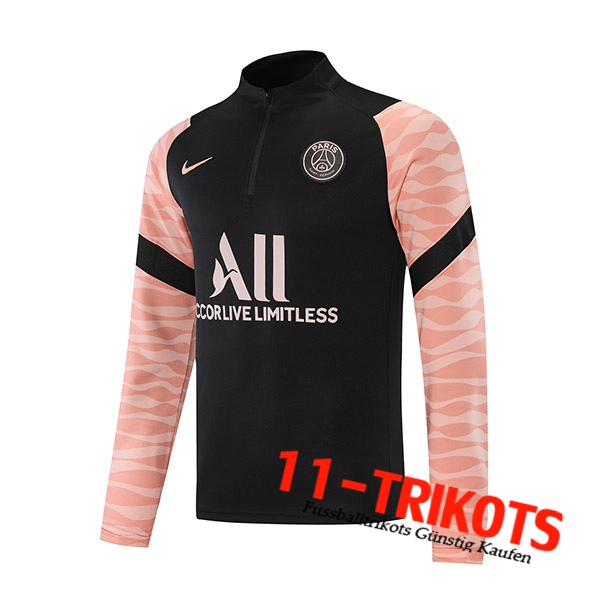 Jordan PSG Training Sweatshirt Schwarz/Rosa 2021/2022 -01