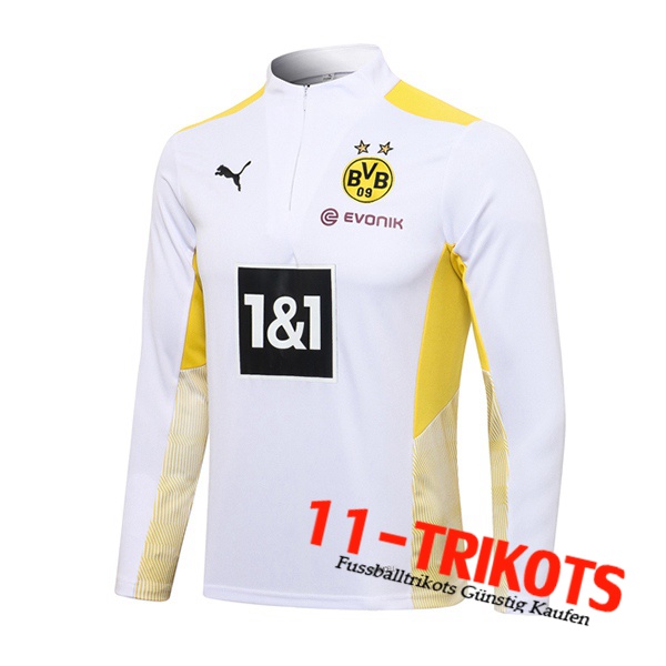 Dortmund BVB Training Sweatshirt Gelb/Weiß 2021/2022