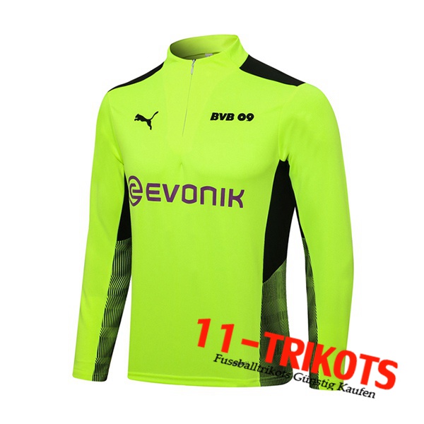 Dortmund BVB Training Sweatshirt Grun/Schwarz 2021/2022