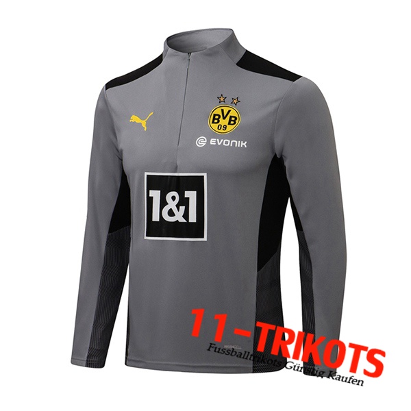 Dortmund BVB Training Sweatshirt Grau 2021/2022
