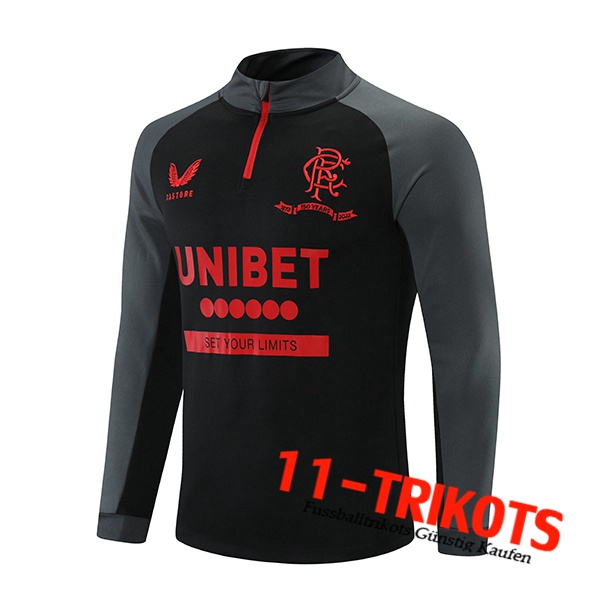 Flamengo Training Sweatshirt Schwarz/Grau 2021/2022