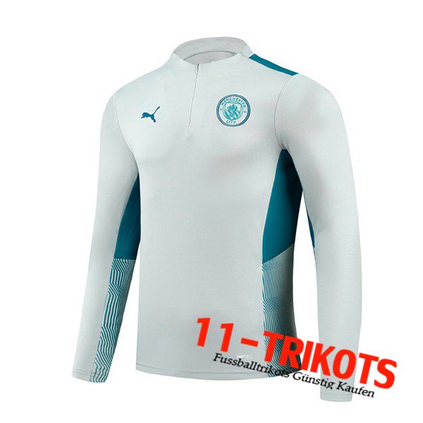 Manchester City Training Sweatshirt Grau 2021/2022