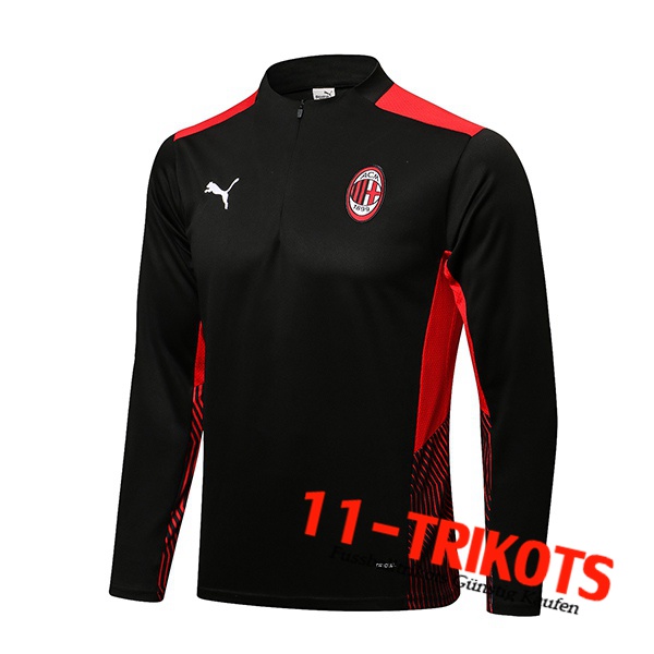AC Milan Training Sweatshirt Schwarz/Rot 2021/2022