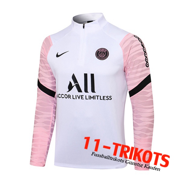 Jordan PSG Training Sweatshirt Rosa/Weiß 2021/2022