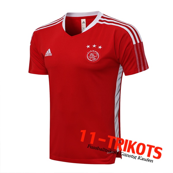 AFC Ajax Trainingstrikot Rot/Weiß 2021/2022