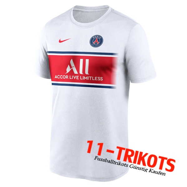 Jordan PSG Trainingstrikot Weiß 2021/2022