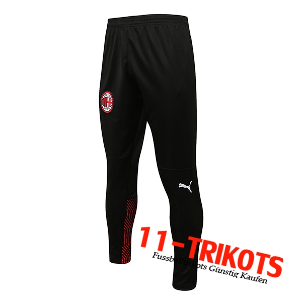 AC Milan Trainingshose Schwarz/Rot 2021/2022