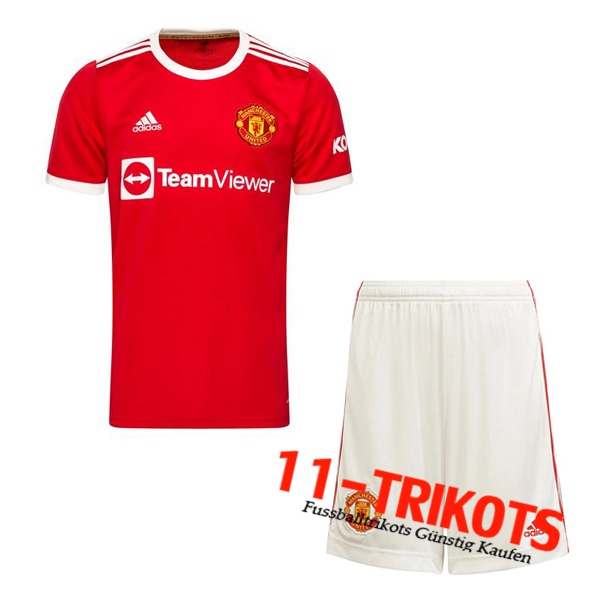 Manchester United Heimtrikot + Shorts 2021/2022