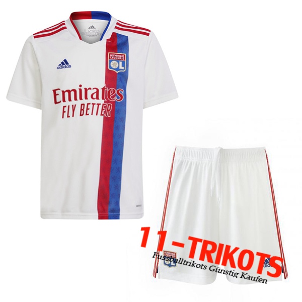 Lyon Heimtrikot + Shorts 2021/2022