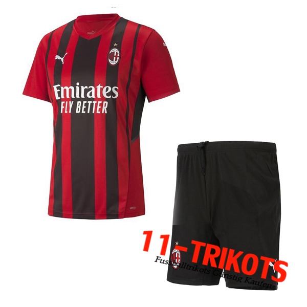 AC Milan Heimtrikot + Shorts 2021/2022