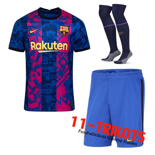 FC Barcelona Third Trikot (Shorts+Socken) 2021/2022