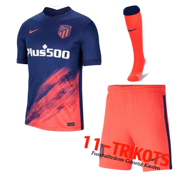 Atletico Madrid Auswärtstrikot (Shorts+Socken) 2021/2022