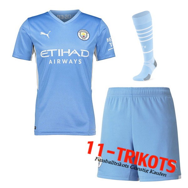 Manchester City Heimtrikot (Shorts+Socken) 2021/2022