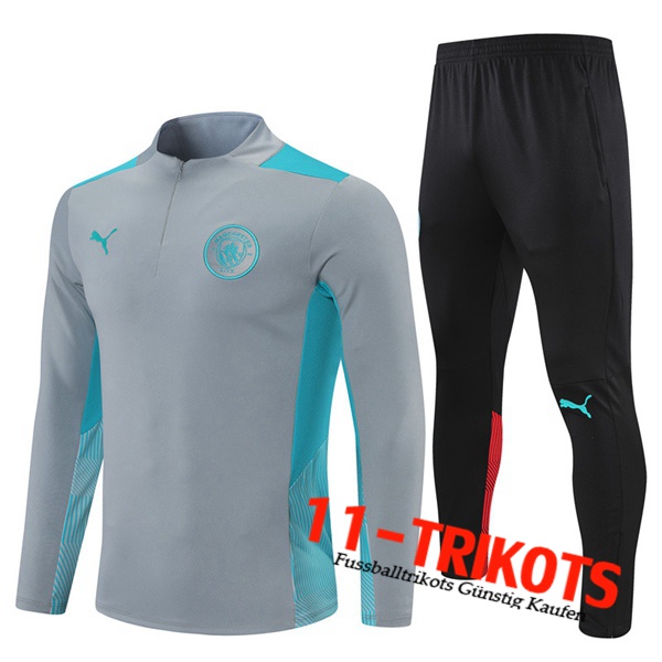 Manchester City Trainingsanzug Blau/Grau 2021/2022