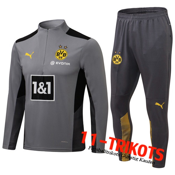 Dortmund BVB Trainingsanzug Grau 2021/2022