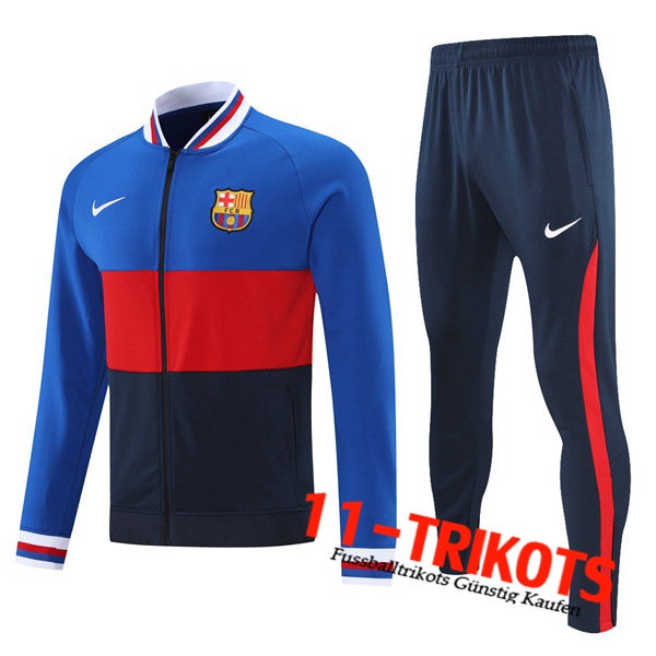 FC Barcelona Trainingsanzug (Jacke) Blau/Rot 2021/2022