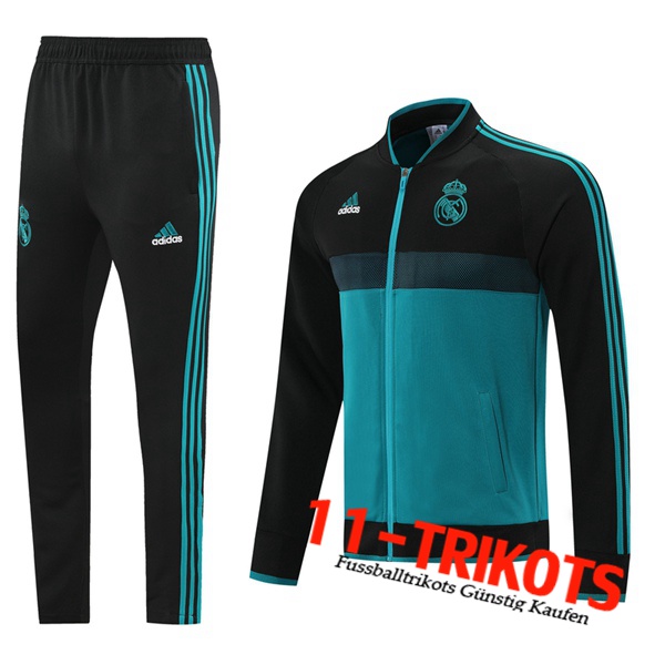 Real Madrid Trainingsanzug (Jacke) Dunkelgrün 2021/2022