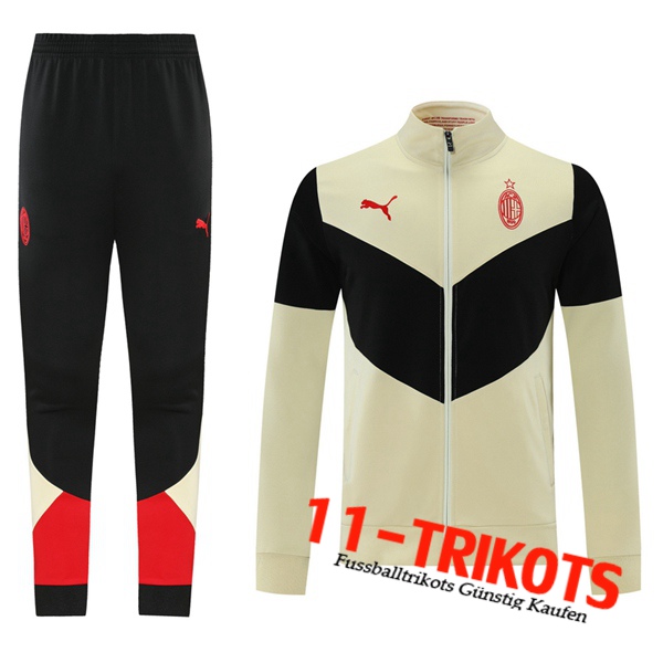 AC Milan Trainingsanzug (Jacke) Gelb/Schwarz 2021/2022