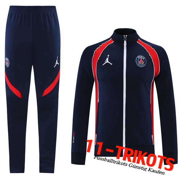 Jordan PSG Trainingsanzug (Jacke) Rot/Schwarz 2021/2022