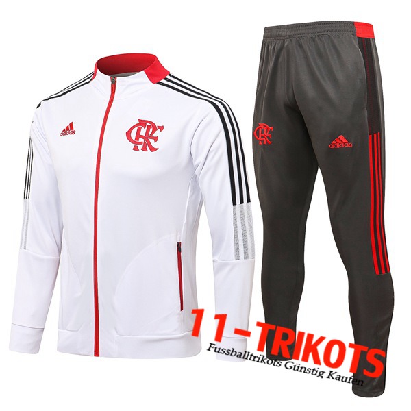 Flamengo Trainingsanzug (Jacke) Weiß 2021/2022