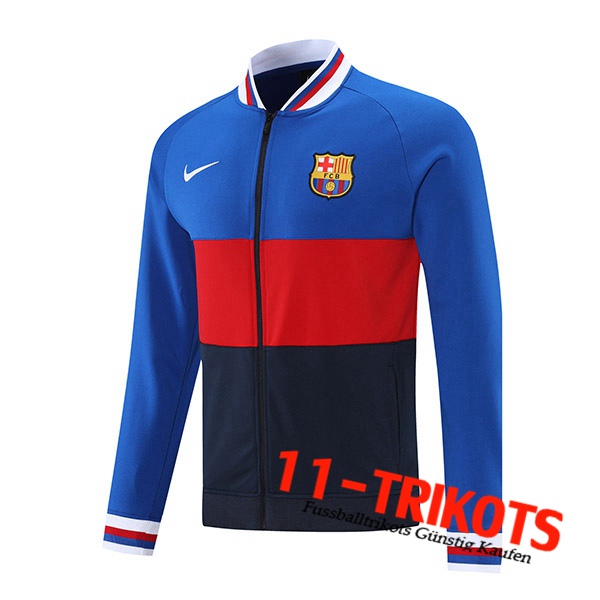 FC Barcelona Trainingsjacke Blau/Rot 2021/2022