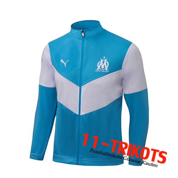 Marseille OM Trainingsjacke Blau/Weiß 2021/2022