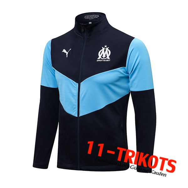 Marseille OM Trainingsjacke Blau/Schwarz 2021/2022 -1