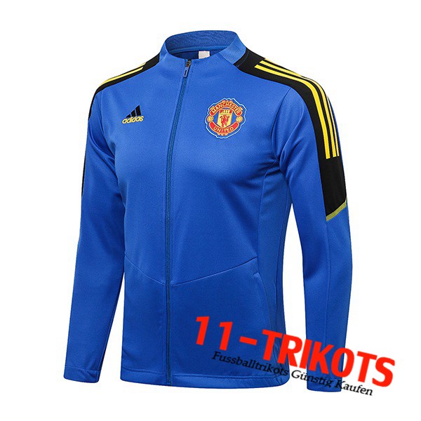 Manchester United Trainingsjacke Blau/Schwarz 2021/2022