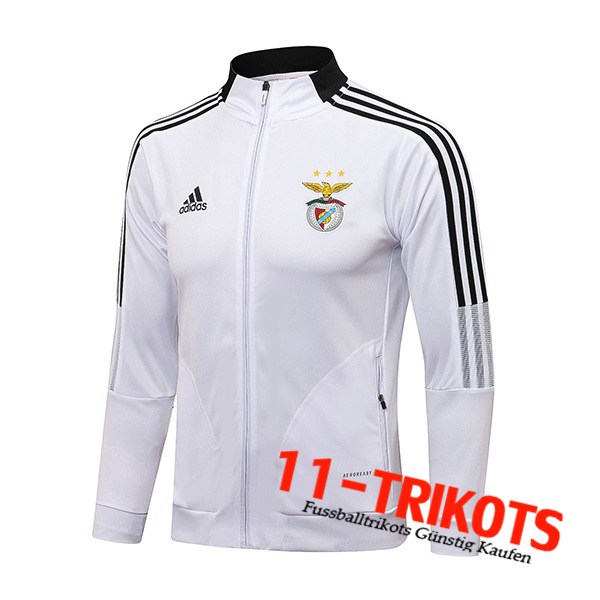 S.L.Benfica Trainingsjacke Weiß 2021/2022