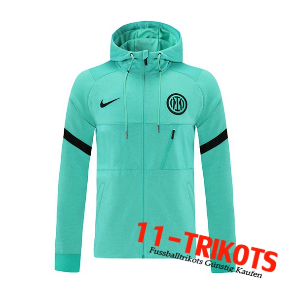 Inter Milan Trainingsjacke Mit Kapuze Grun 2021/2022