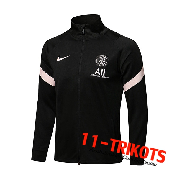 Jordan PSG Trainingsjacke Schwarz/Rosa 2021/2022