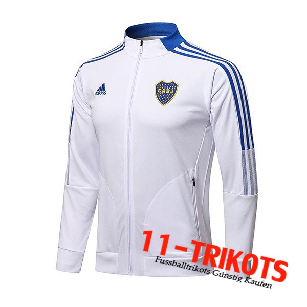 Boca Juniors Trainingsjacke Weiß/Blau 2021/2022