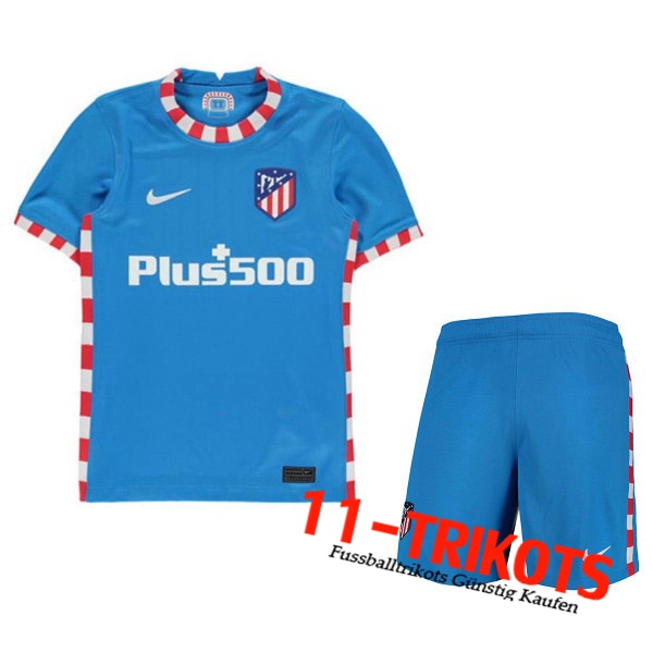 Atletico Madrid Kinder Third Trikot 2021/2022